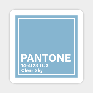 PANTONE 14-4123 TCX Clear Sky Magnet