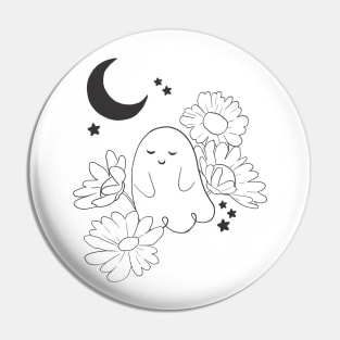 Moon Flower Ghost 2 Pin