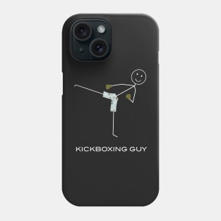 Funny Mens Kickboxing Design Phone Case