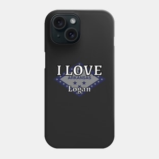 I LOVE Logan | Arkensas County Phone Case