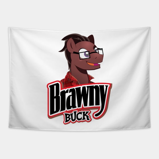 Flannel Brawny Buck Tapestry by BrawnyBuck
