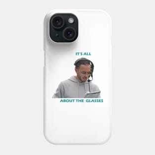 Its all about the glasses Fins up T Shirt Phone Case