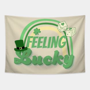 Feeling Lucky St. Patricks Day Tapestry