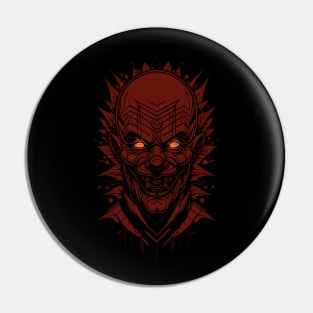 Neon Eyes Clown Pin