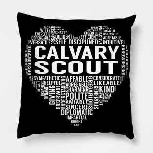 Calvary Scout Heart Pillow