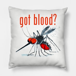 got blood? Pillow