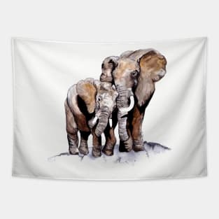 Elephants Tapestry