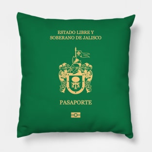 Jalisco passport Pillow