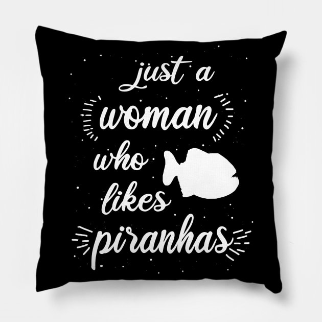 My spirit animal piranha fish design pacific Pillow by FindYourFavouriteDesign