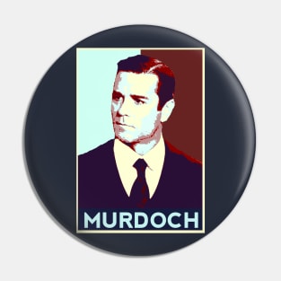 Detective William Murdoch Pop Art Pin