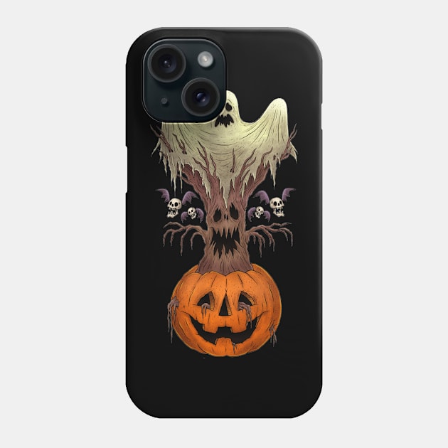 Spooky Totem Phone Case by chrisraimoart