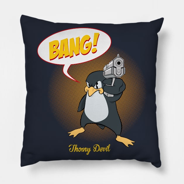 BANG! Pillow by Thorny Devil Design