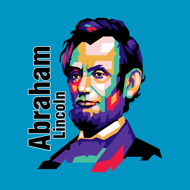 abraham lincoln popart by Martincreative