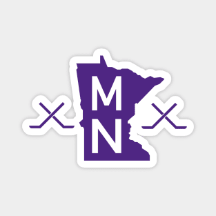 MN PURPLE STATE Magnet