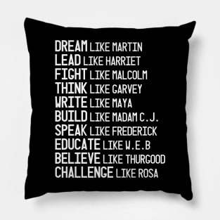 Black Heroes, Civil Rights Leaders, Black Lives Matter, I Can't Breathe Pillow