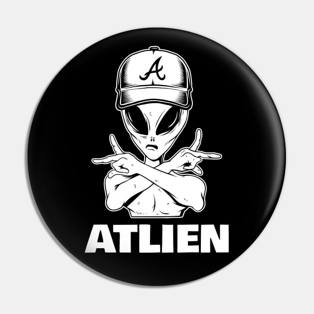 Atlanta Atlien Pin by sqwear