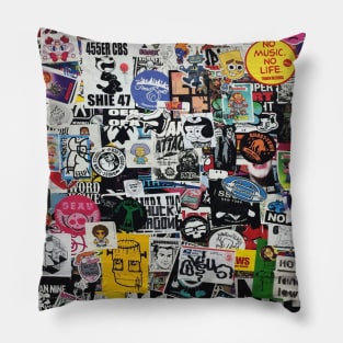 Graffiti Journal , Street Art , Diary, notebook for creative people ! Pillow