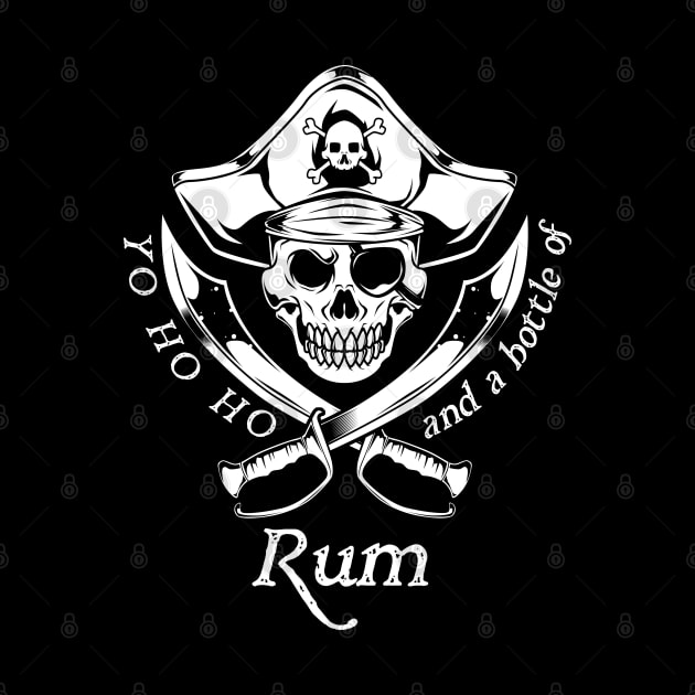 Yo Ho Ho and a bottle of rum by Modern Medieval Design