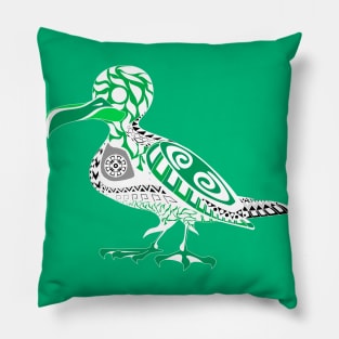 summer seagull pattern ecopop Pillow