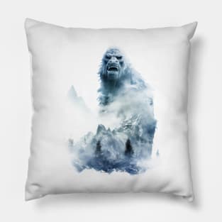 Yeti - Ghost Of The Mountain Pillow