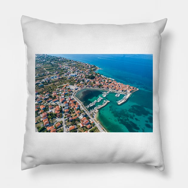 Bibinje, Croatia Pillow by ivancoric