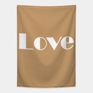 Word love 70s aesthetics design Tapestry