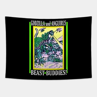 GODZILLA and ANGUIRUS : Beast Buddies Tapestry