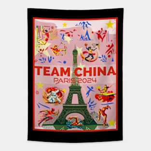 Team China - Paris 2024 Tapestry