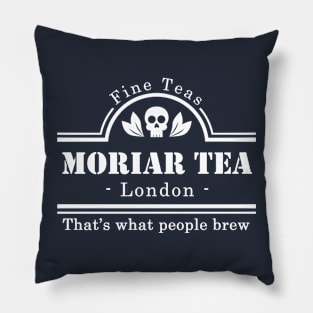 MoriarTea (white) Pillow