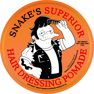 Snake's Pomade Magnet