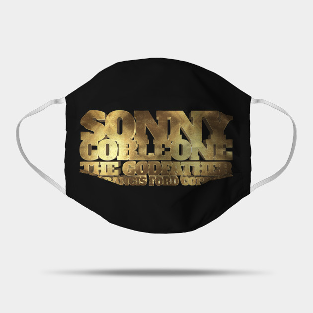 Sonny Corleone The Godfather Gold The Godfather Mask Teepublic