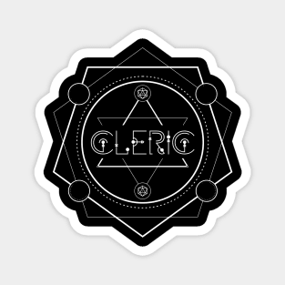 Cleric Character Class TRPG Tabletop RPG Gaming Addict Magnet