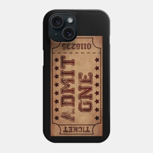 Vintage Cinema Ticket Phone Case