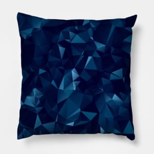 abstract blue Pillow