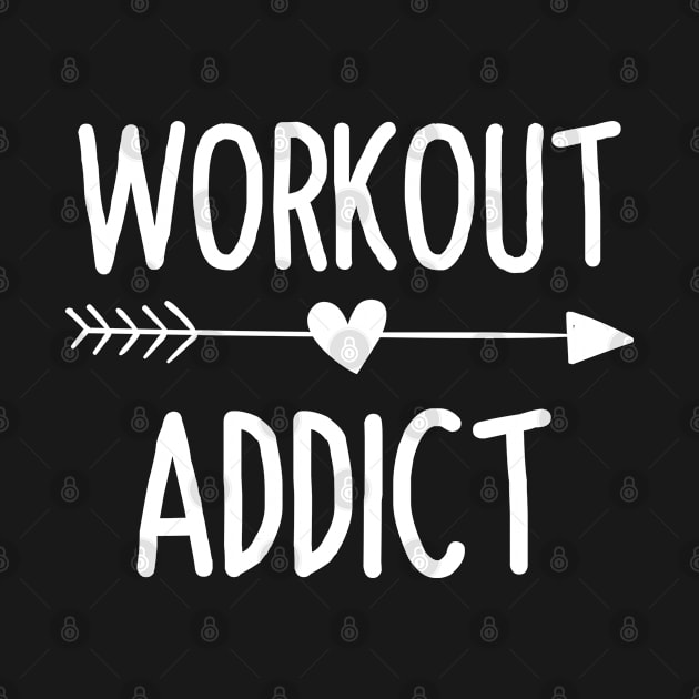 Workout Addict Gifts for Gym Lovers Cute Working Out by Boneworkshop