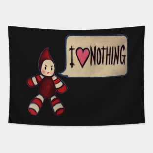 I heart nothing Tapestry