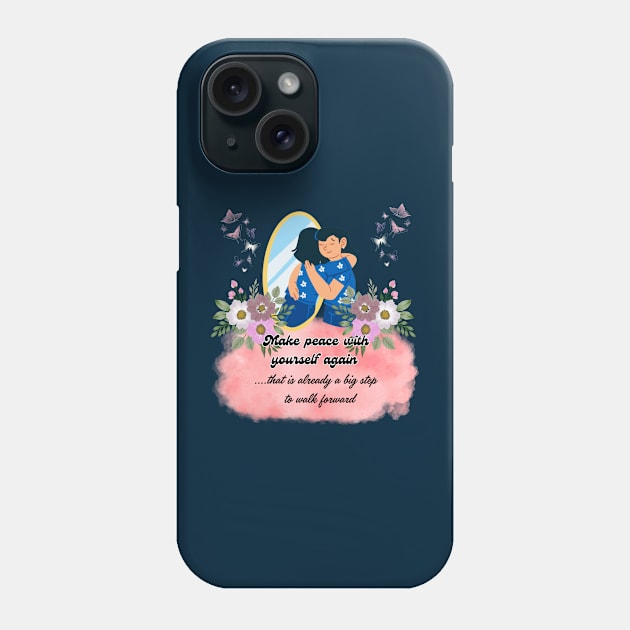 Make peace with yourself again. Phone Case by FREE SOUL