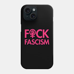 FCK Fascism - censored - hot pink - DBLE sided Phone Case