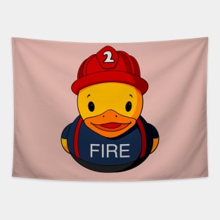 Fire Chief Rubber Duck Tapestry