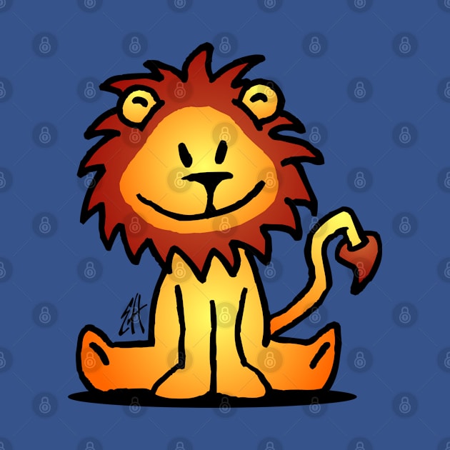 Cute lion by Cardvibes