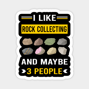 3 People Rock Collecting Rocks Rockhound Rockhounding Magnet
