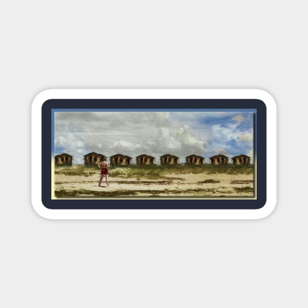 Beach Houses Magnet by rgerhard