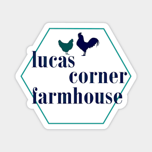 Lucas Corner Farmhouse Logo Magnet