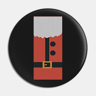 Santa Claus knitted Pin