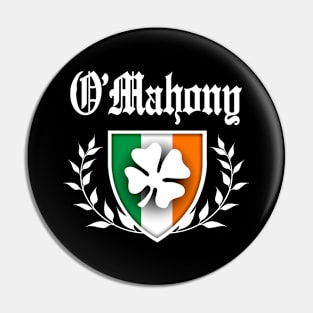 O'Mahony Shamrock Crest Pin