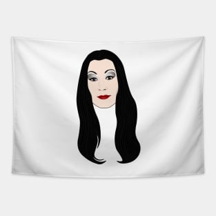 Morticia Addams Tapestry