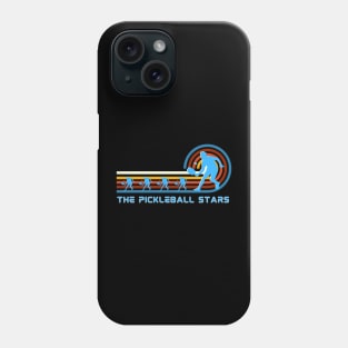 The Pickleball Stars, Pickleball Players team, retro vibe Phone Case