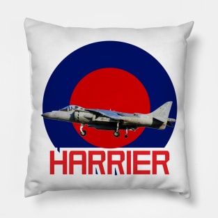 Harrier Jump jet in RAF Roundel Pillow