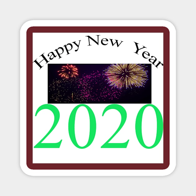 new year 20 Magnet by paulashish