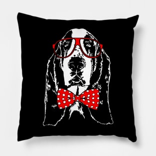 Funny Cute Basset Hound mom dog lover Pillow